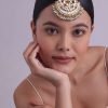 12311-jadau-kundan-maangtika-with-cut-diamond-stones-and-pearls-1.jpg Jadau Kundan Maangtika With Cut Diamond Stones And Pearls