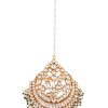 12311-jadau-kundan-maangtika-with-cut-diamond-stones-and-pearls-3.jpg Jadau Kundan Maangtika With Cut Diamond Stones And Pearls