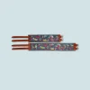 Grey And Pink Embroidered Waist Belt