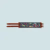 Grey And Pink Embroidered Waist Belt