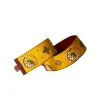 Yellow And Olive Embroidered Waist Belt