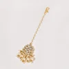 12389-white-and-gold-bead-drop-kundan-maangtikka-2.webp White and Gold Bead Drop Kundan Maangtikka