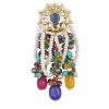 12463-two-tone-fusion-danglers-with-multicolor-bead-drops-and-meenakari-2.jpg Two Tone Fusion Danglers With Multicolor Bead Drops And Meenakari