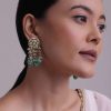 Voilet Toned Gold-Finish Kundan Choker Necklace Set With Colourful Meenakari Work In Mix Metal