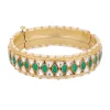 Gold Finished Kundan Polki Bangles