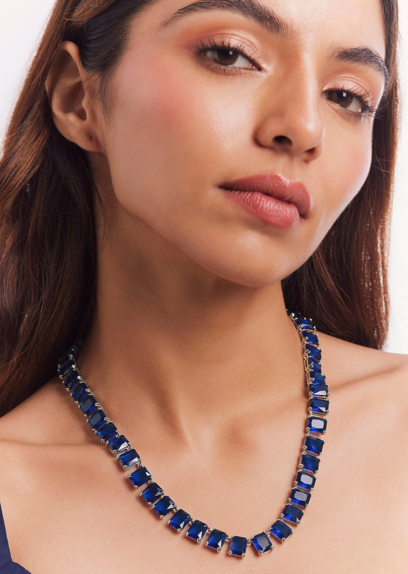 12487-zirconia-diamond-necklace-in-mix-metal-1.webp Zirconia Diamond Necklace In Mix Metal