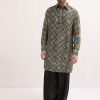 Brown Printed Kurta Patiala Set For Men