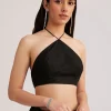 Black Net Saree Heavy Embroidered With Sequins And Stones