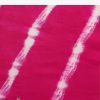 Rani Pink Hand Dyed Lehriya Silk Saree With Gota Patti Work