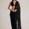 1274-black-net-saree-with-sequins-and-stones-embroidery-1.webp Black Net Saree With Sequins And Stones Embroidery