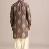 Brown Printed Kurta And Patiala Salwar Set