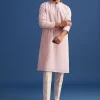 Lilac Georgette Kurta Set With Thread Work