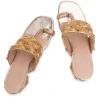 Gold Handcrafted Kolhapuri Heels