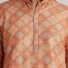 Multicolor Brocade Kurta Set