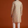 Multi Colour Brocade Kurta Pajama Set