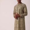 Radiant Yellow Silk Kurta Set For Men