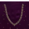 Chinon Satin Saree With Cutdana And Mirror Embellishment