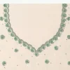 White Net Cutdana And Sequin Embroidered Saree