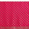 Pink Zardosi Embroidered Saree With Cutdana And Stone Work
