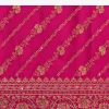 Pink Zardosi Embroidered Saree With Cutdana And Stone Work