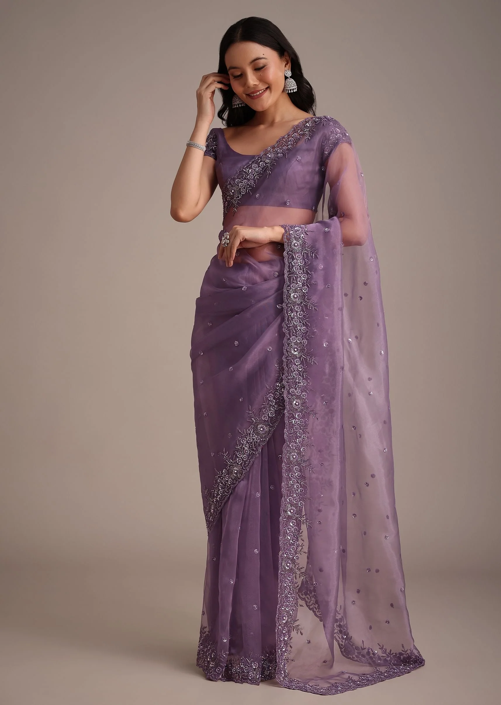 13000-purple-soft-organza-saree-with-cutdana-sequins-embroidery-1.webp Purple Soft Organza Saree With Cutdana Sequins Embroidery