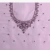 Purple Soft Organza Saree With Cutdana Sequins Embroidery