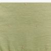 Parrot Green Crushed Tissue Saree With Sequins And Scallop Border