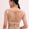 Peach Chanderi Saree With Unstitched Blouse