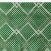 Green Bandhani Silk Saree With Gota Work And Unstitched Blouse Piece