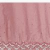 Pink Glass Tissue Saree With Sequins And Moti Embroidered Border