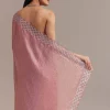 Pink Glass Tissue Saree With Sequins And Moti Embroidered Border