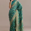 13356-turquoise-green-dola-silk-saree-with-zari-weaving-1.webp Turquoise Green Dola Silk Saree With Zari Weaving