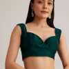 13420-green-ombre-saree-with-sequins-and-scallop-embroidery-7.webp Green Ombre Saree With Sequins And Scallop Embroidery