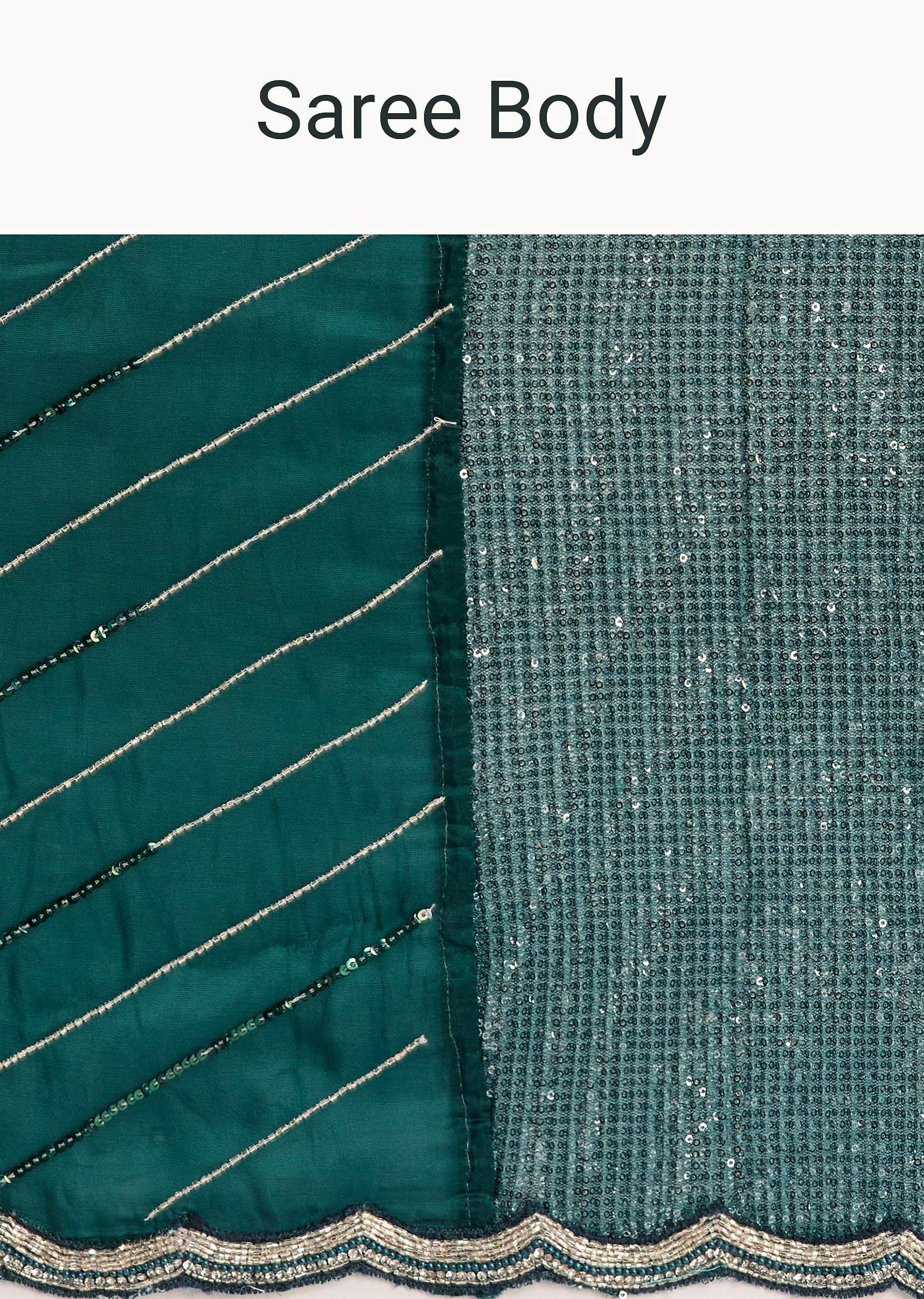 13420-green-ombre-saree-with-sequins-and-scallop-embroidery-9.jpg Green Ombre Saree With Sequins And Scallop Embroidery