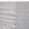 White Net Sequins Saree with Scalloped Embroidered Border