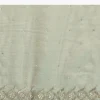 Sea Green Tissue Saree With Cutdana And Stone Embroidery