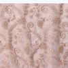 Pink Saree In Organza Silk With Chikankari Floral Work And Unstitched Blouse Fabric