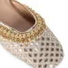 Off-White Mirror Embellished Mules