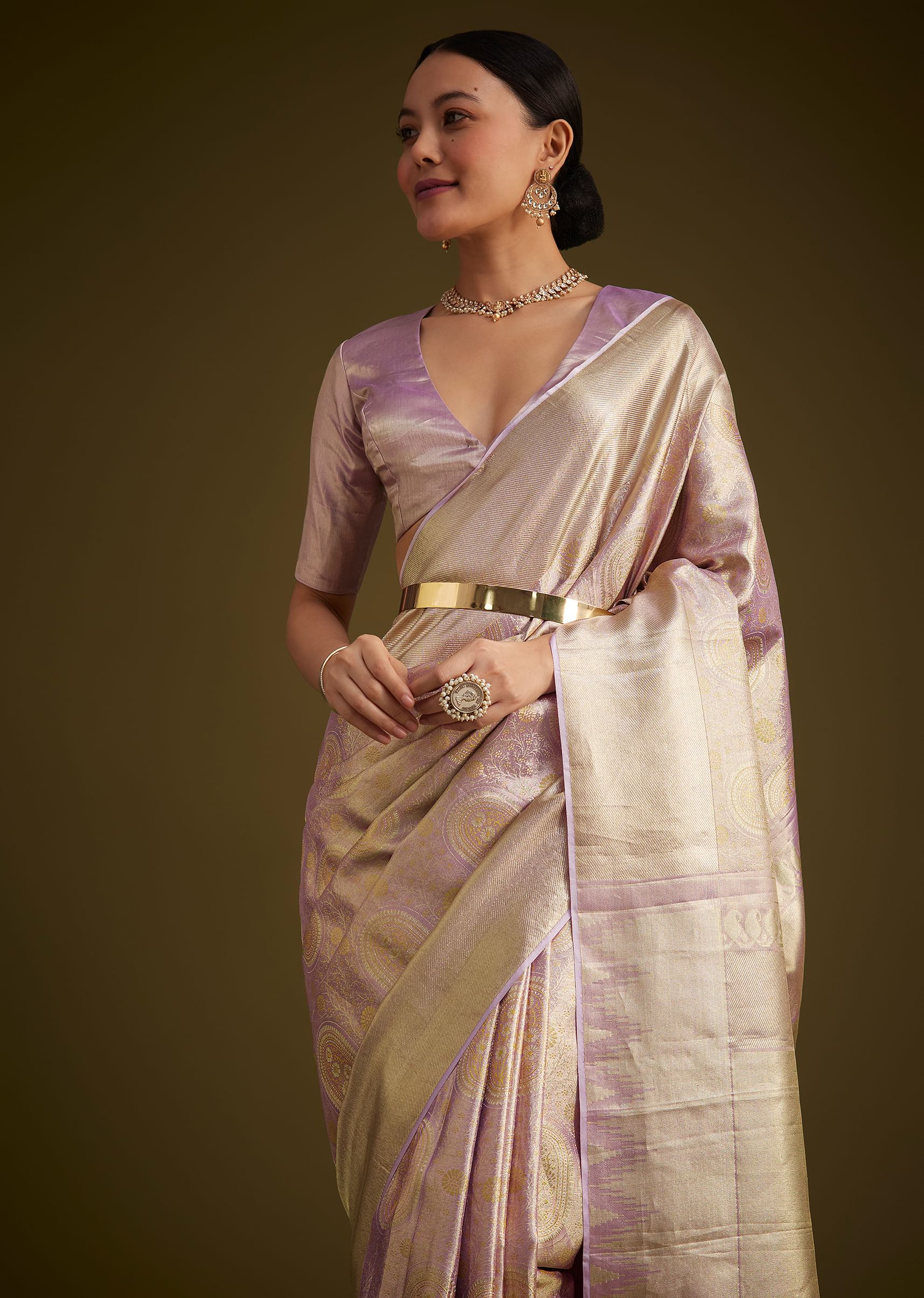13654-lavender-kanjivaram-silk-saree-1.jpg Lavender Kanjivaram Silk Saree