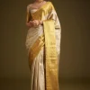 13686-silver-kanjivaram-silk-saree-with-gold-contrast-border-and-pallu-1.webp Silver Kanjivaram Silk Saree With Gold Contrast Border And Pallu