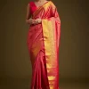 13697-rani-pink-kanjivaram-silk-saree-with-golden-zari-detailing-3.webp Rani Pink Kanjivaram Silk Saree With Golden Zari Detailing