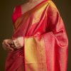 13697-rani-pink-kanjivaram-silk-saree-with-golden-zari-detailing-4.jpg Rani Pink Kanjivaram Silk Saree With Golden Zari Detailing