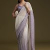 1381-lavender-ombre-sequins-saree-with-scallop-embroidery-border-1.jpg Lavender Ombre Sequins Saree With Scallop Embroidery Border