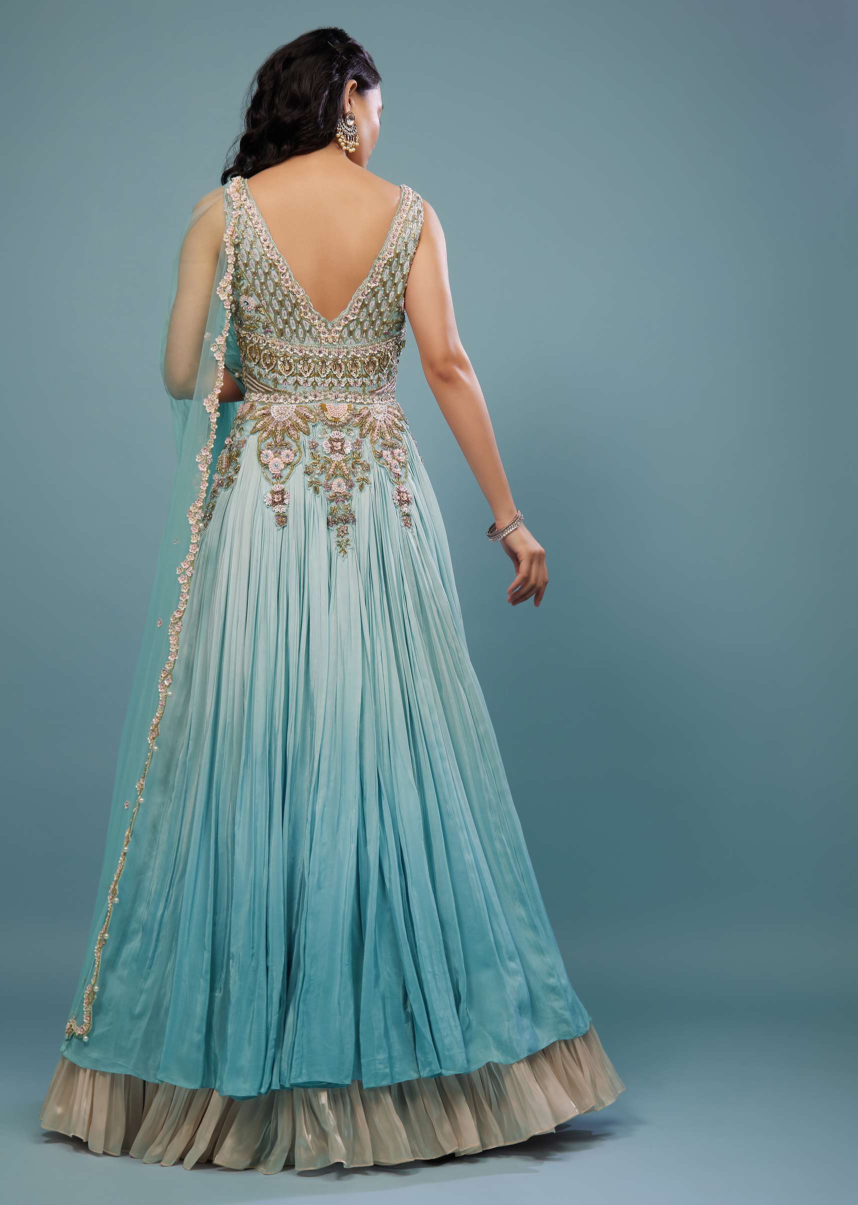 13859-mint-blue-embroidered-anarkali-suit-in-crepe-1.jpg Mint Blue Embroidered Anarkali Suit In Crepe