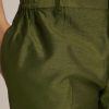 Green Embroidered Nehru Jacket With Bird Detailing