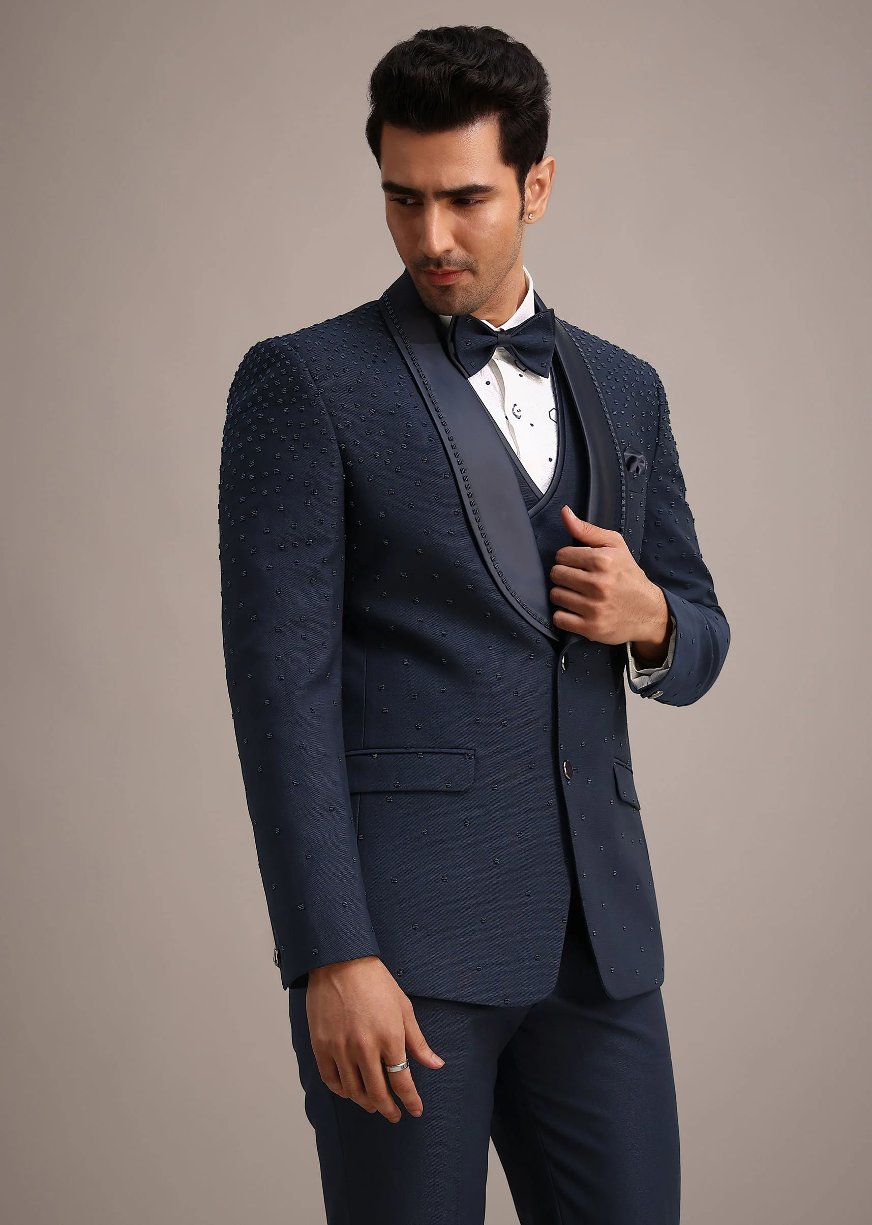 13910-blue-terry-rayon-tuxedo-set-with-hand-work-1.webp Blue Terry Rayon Tuxedo Set With Hand Work