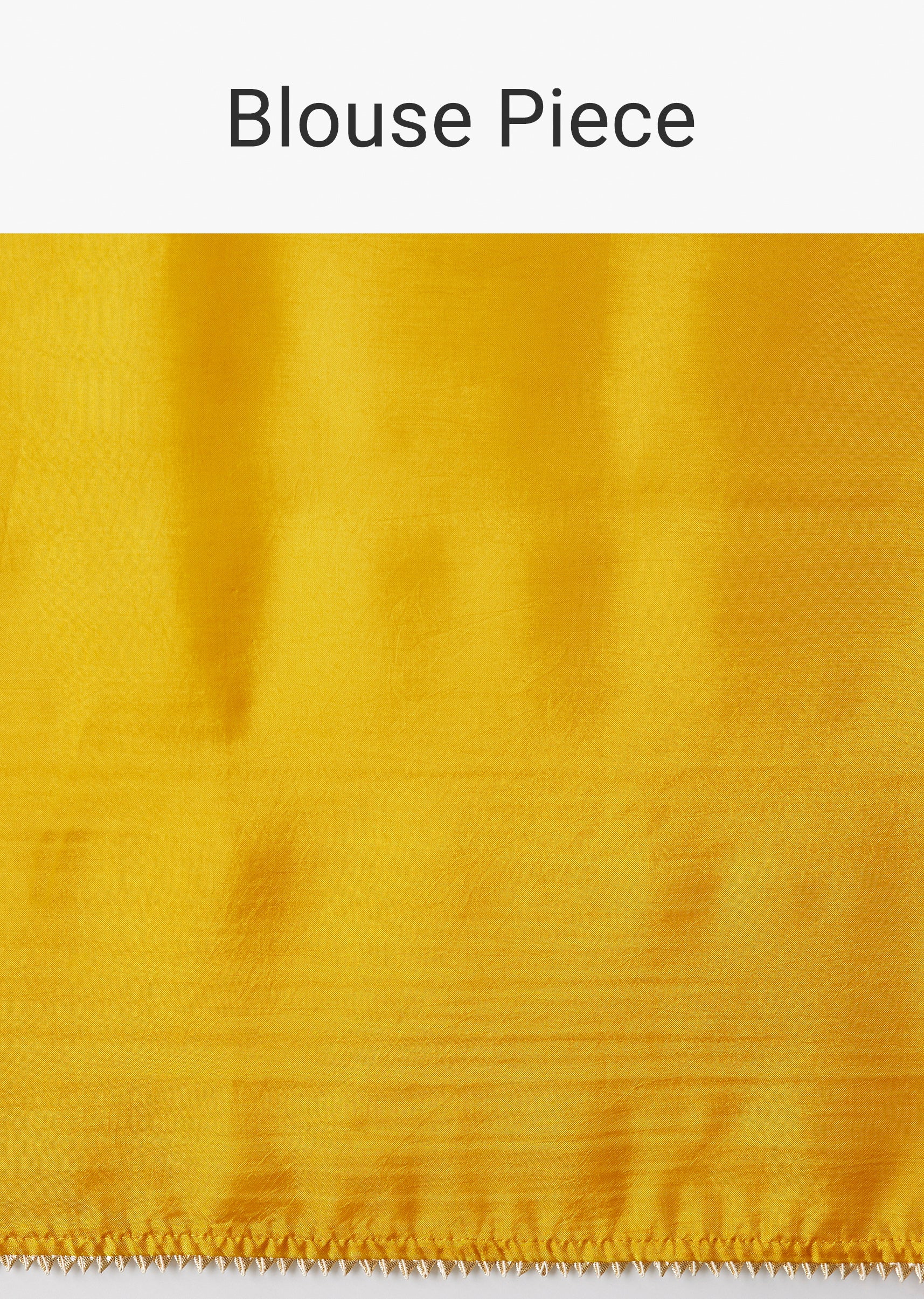 Yellow Dola Silk Leheriya Woven Saree With Gotta Patti Border
