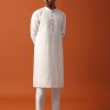 Blush Pink Sherwani Adorned with Intricate Embroidery All Over