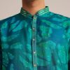 Bottle Green Printed Kurta Set