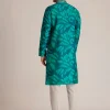 Bottle Green Printed Kurta Set